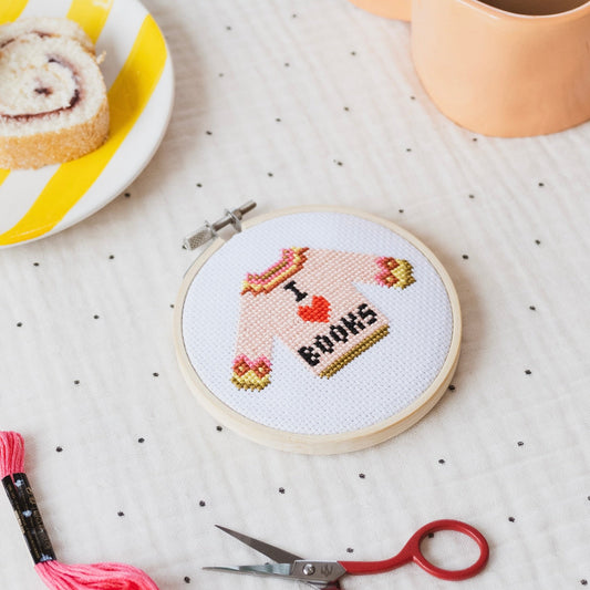 I Love Books Cross-Stitch Kit