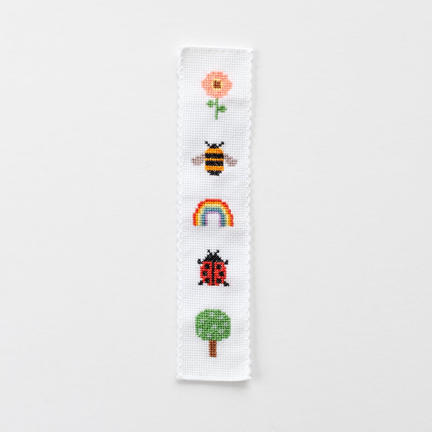Bookmark Cross-Stitch Kit Nature & Rainbow