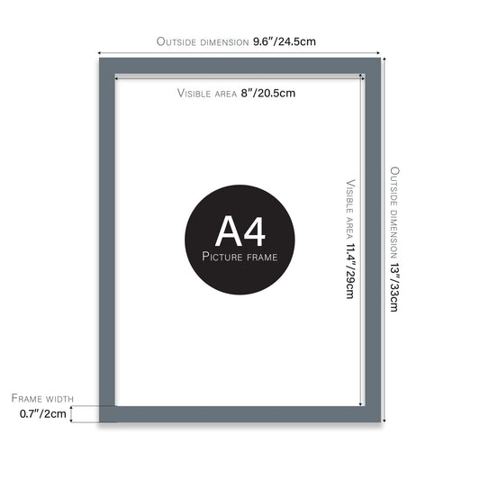 Dark Grey Picture Frame