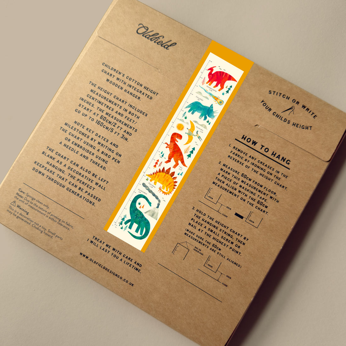 Height Chart -Dinosaur