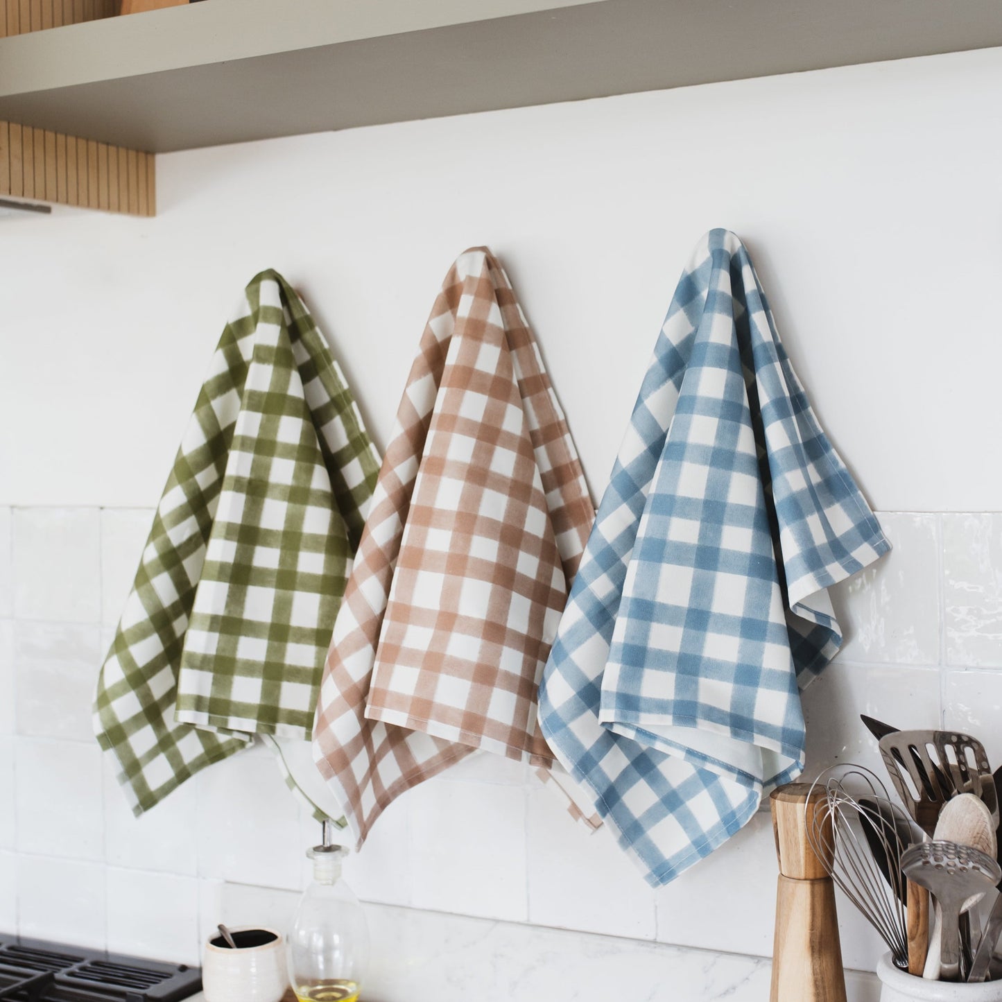 green-gingham-tea-towel