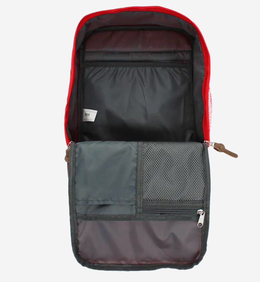 Compact Red Backpack - 8L