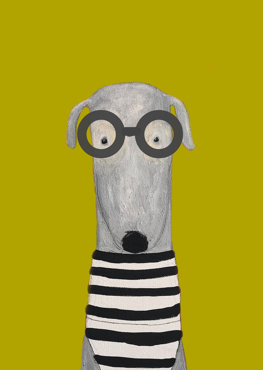 A3 Dog Print -Trumpet