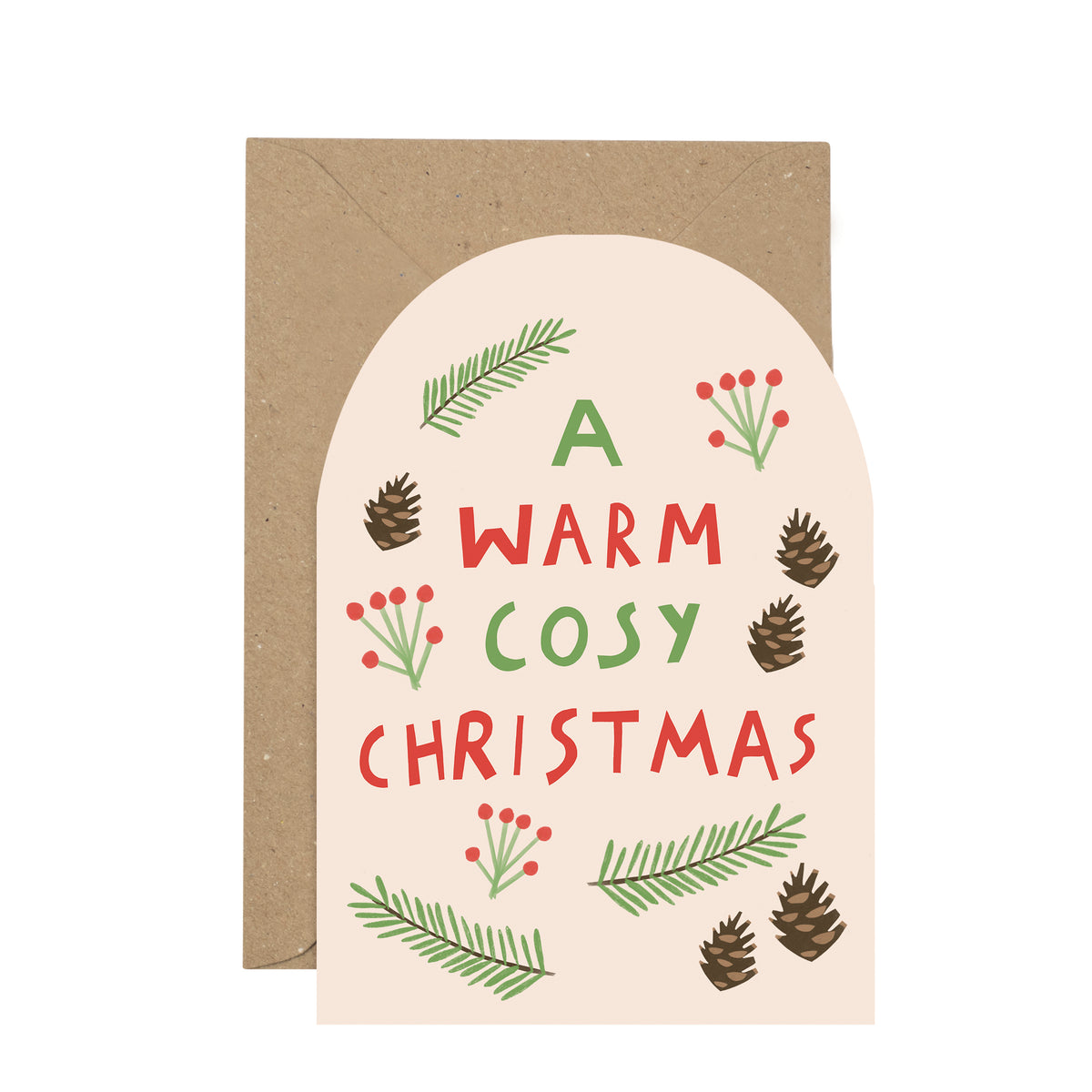 'A Warm Cosy Christmas' card