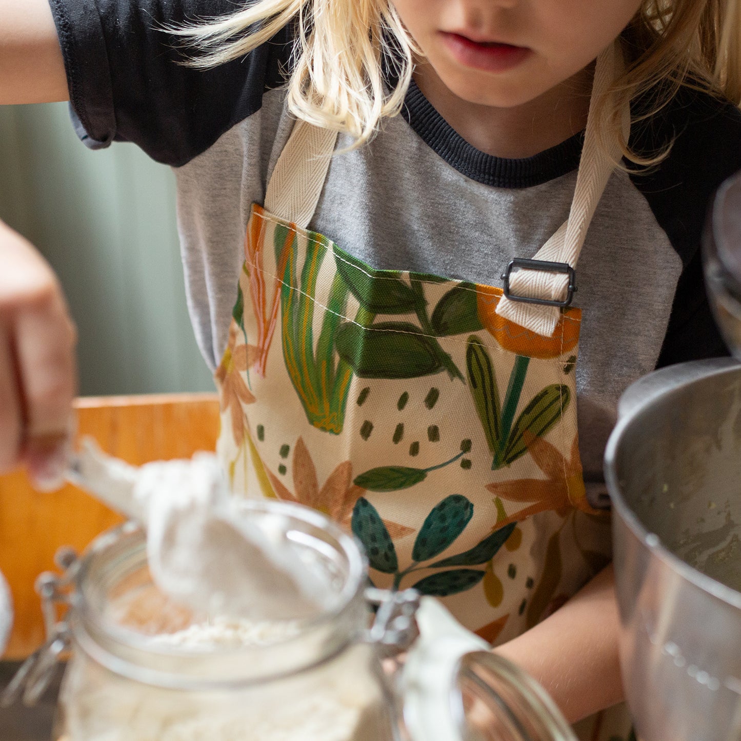 bud floral childrens apron