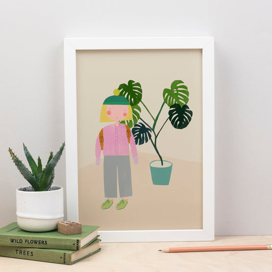 girl-and-plant-art-print