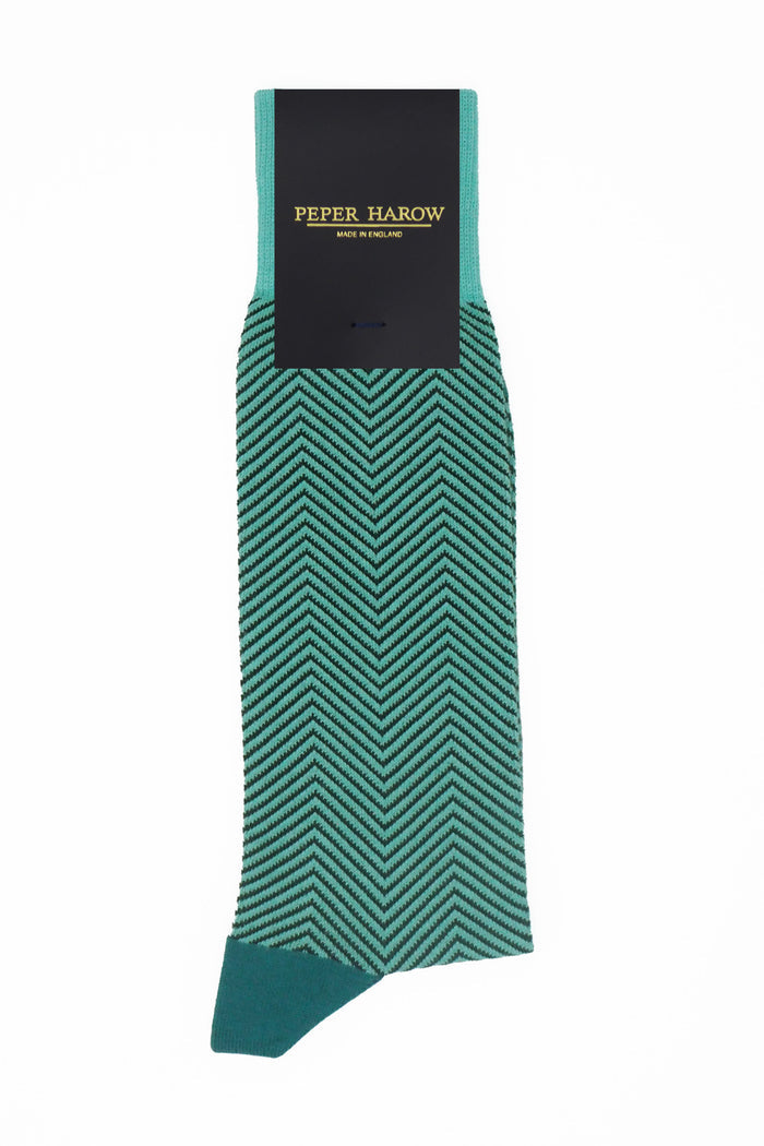 Men's Socks - Lux Taylor Turquoise
