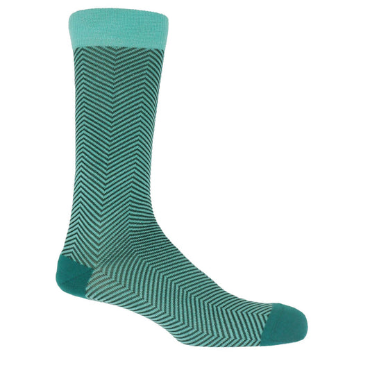 Men's Socks - Lux Taylor Turquoise