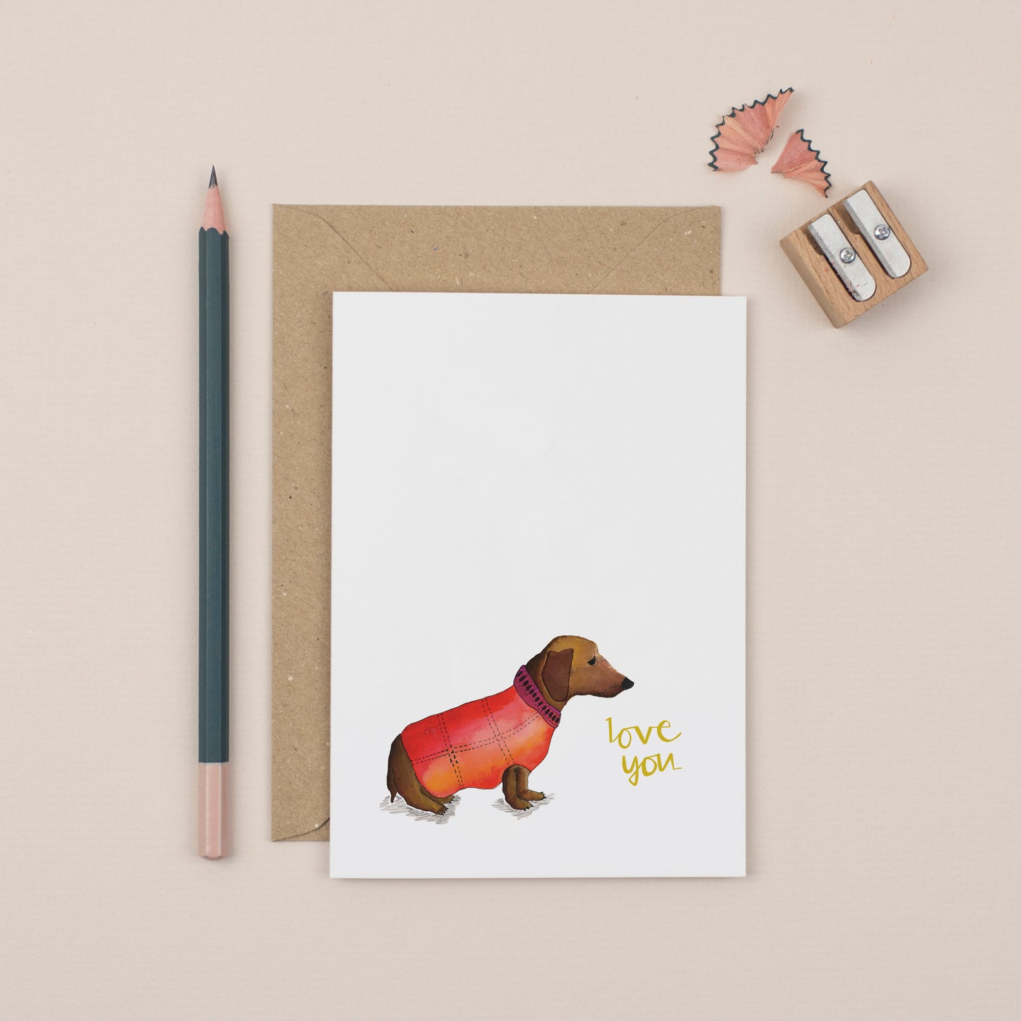 Daschund-i-love-you-greetings-card