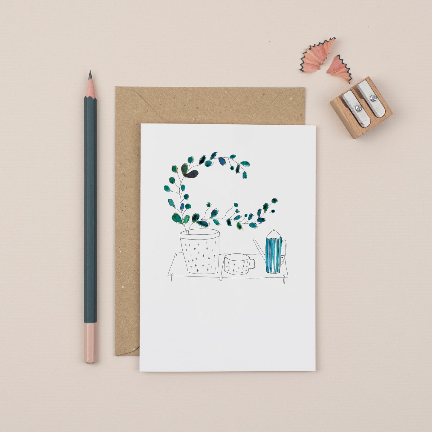 plants-and-tea-greetings-card