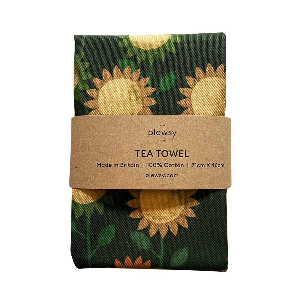 Sunflower Tea Towel