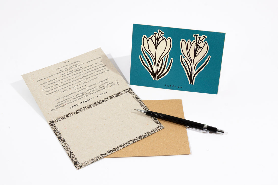Recipe Notecard pack Flower