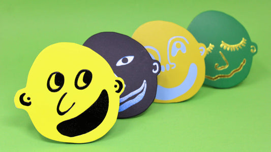 Set of 4 Leather Coasters - I'm all Ears