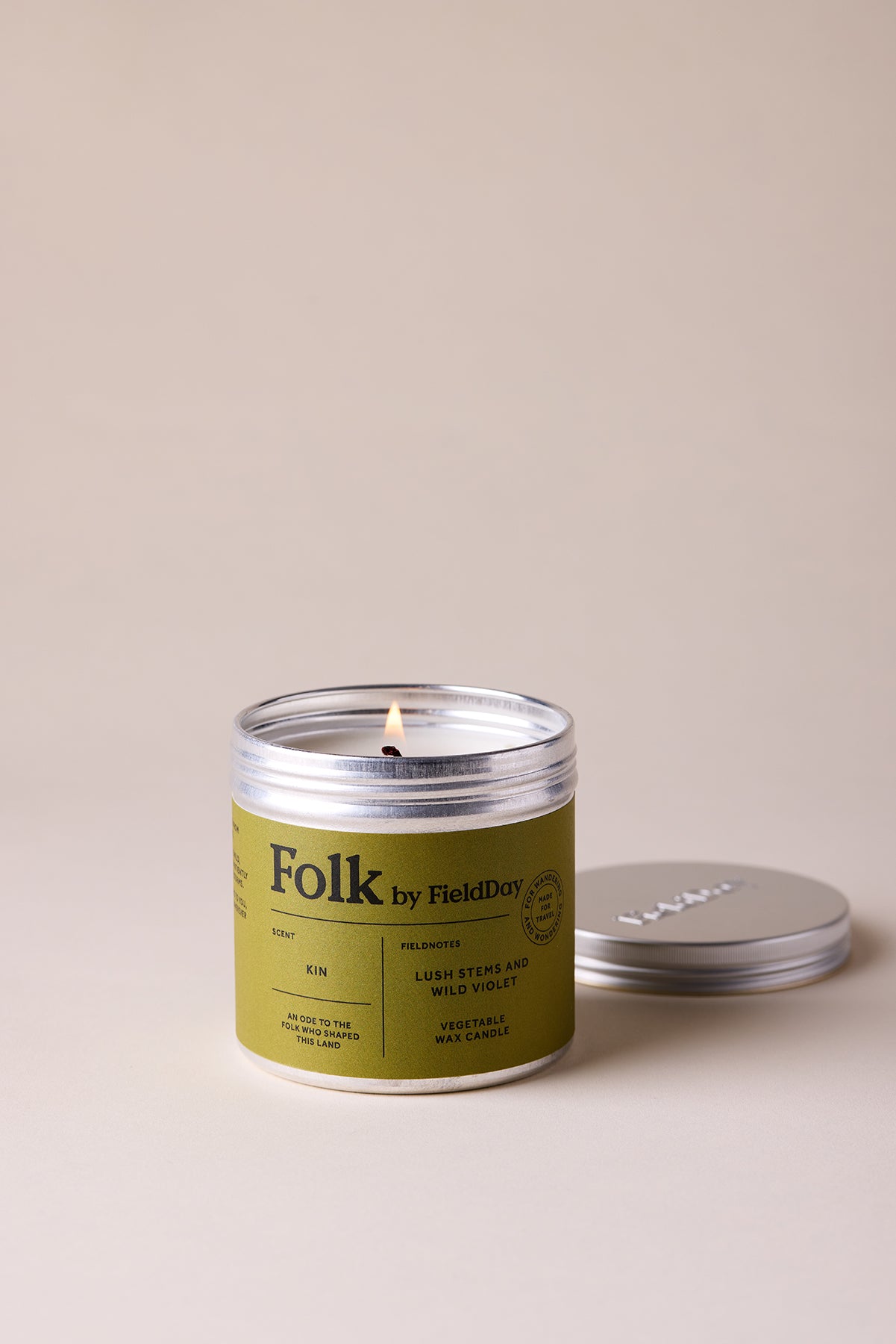 Kin Folk Tin Candle