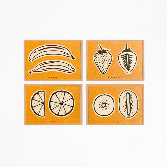 Recipe Notecard pack Fruit