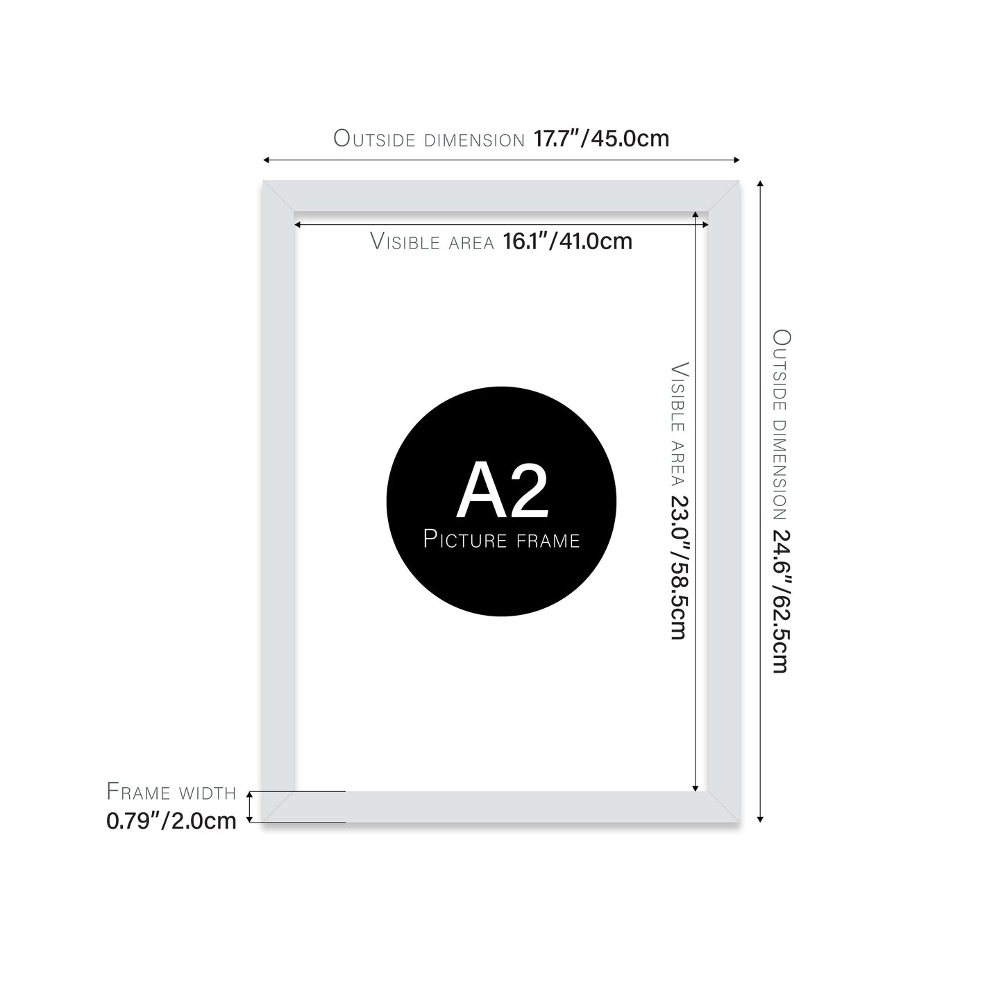 Light Grey Picture Frame