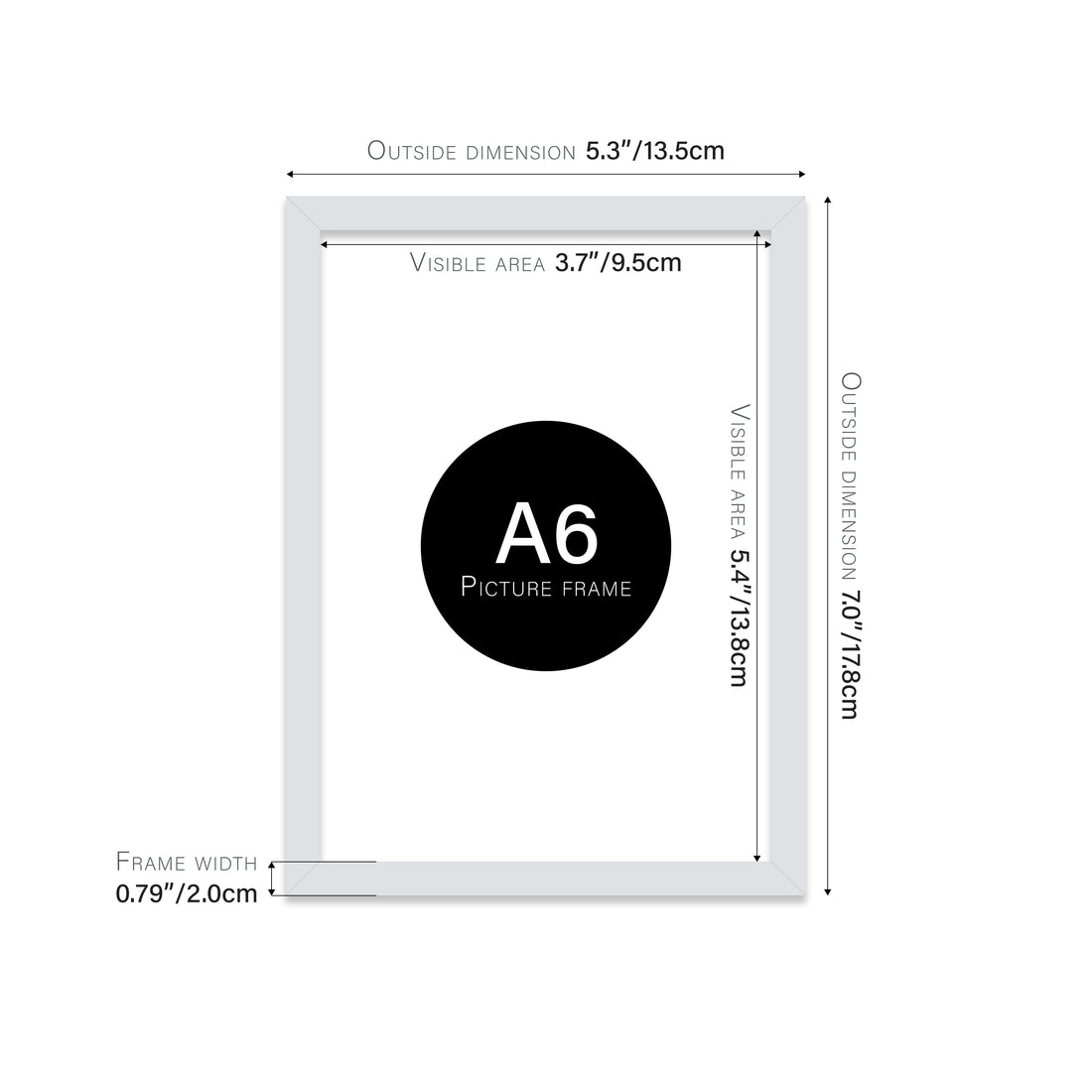 Light Grey Picture Frame