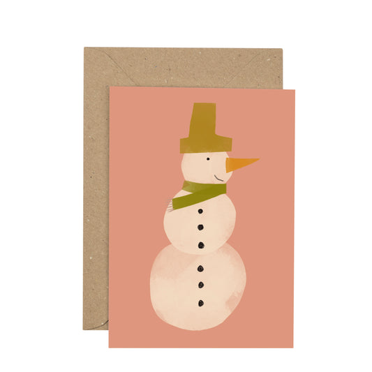 Snowman Christmas card