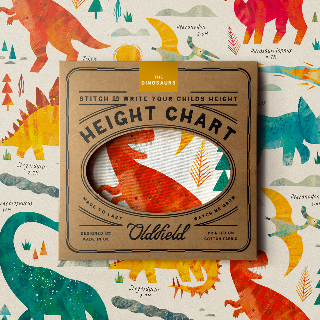 Height Chart -Dinosaur