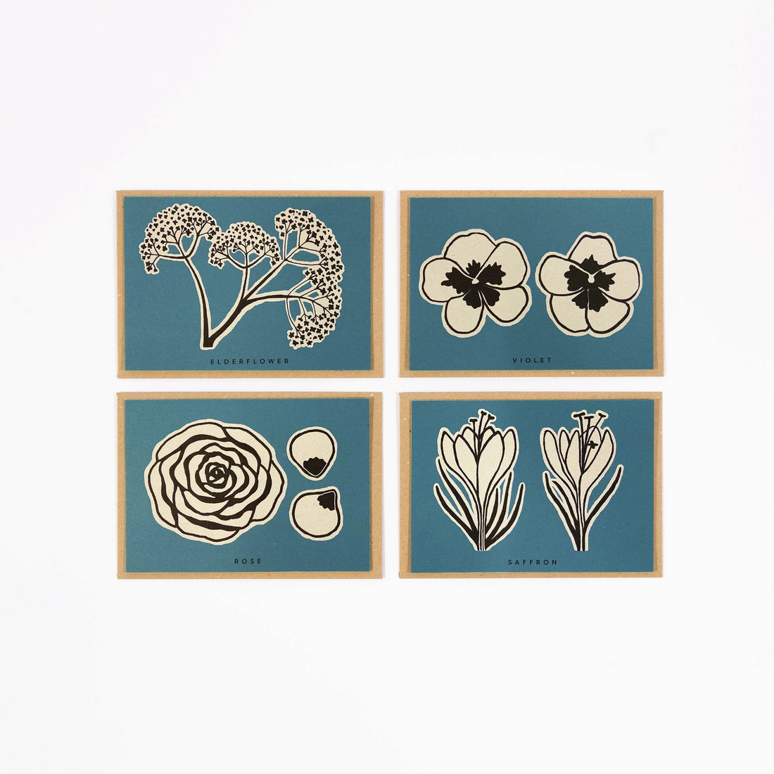 Recipe Notecard pack Flower