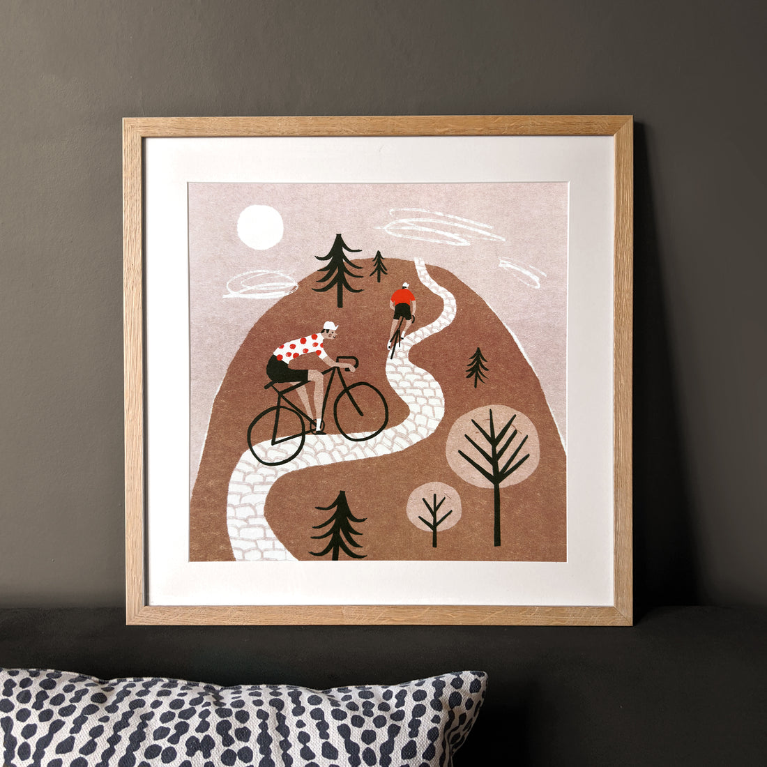 Hill Climb Art Print