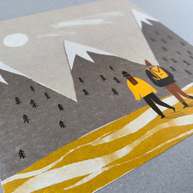 Mountain Walk Art Print