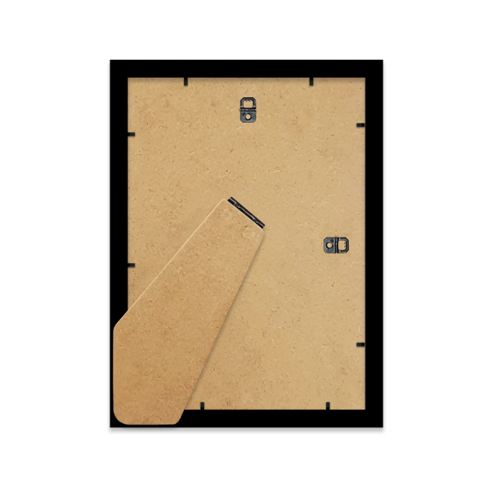 Cardboard box with a black border on a white background