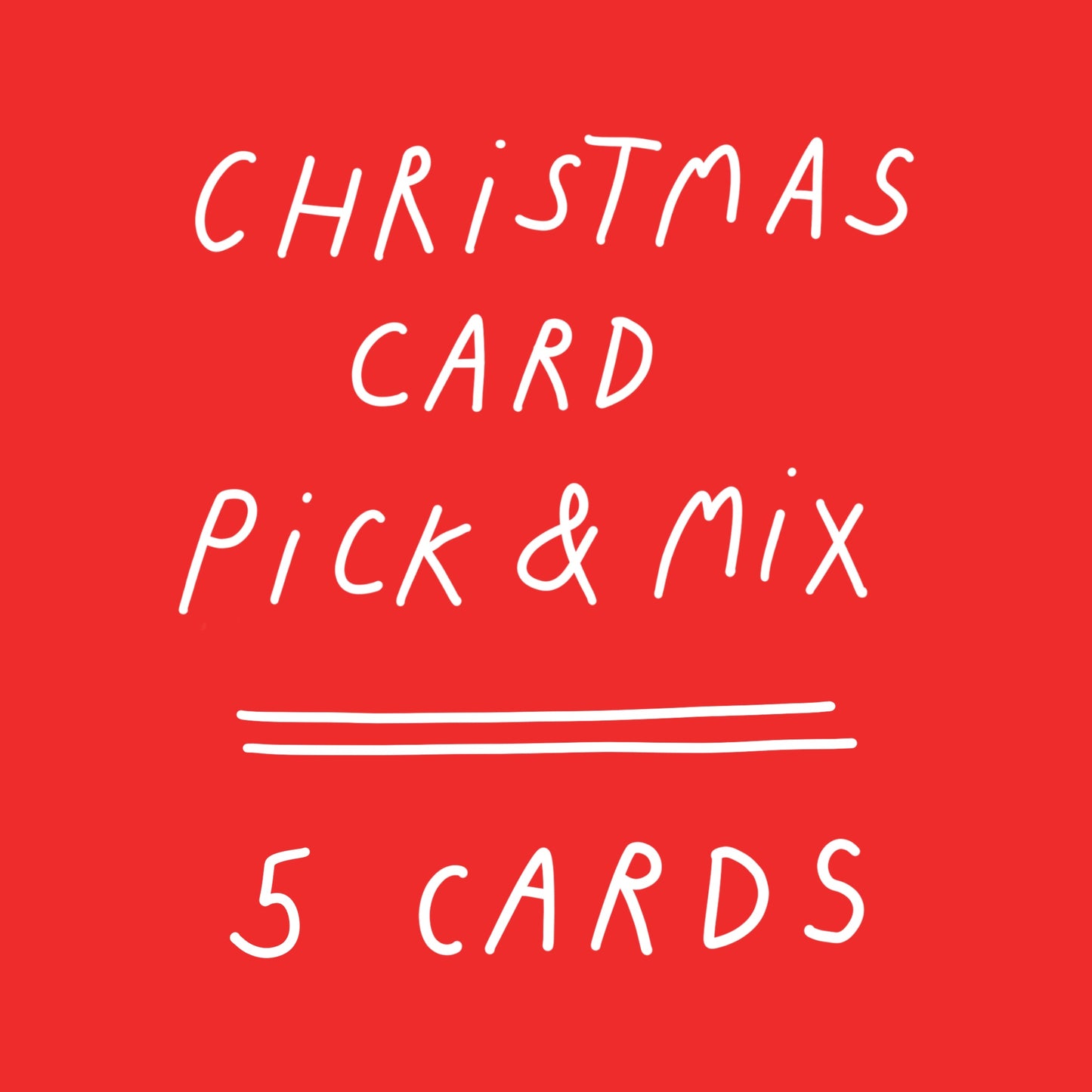 5 Christmas card pick + mix bundle