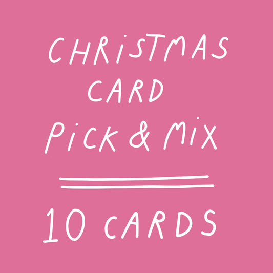 10 Christmas card pick + mix bundle