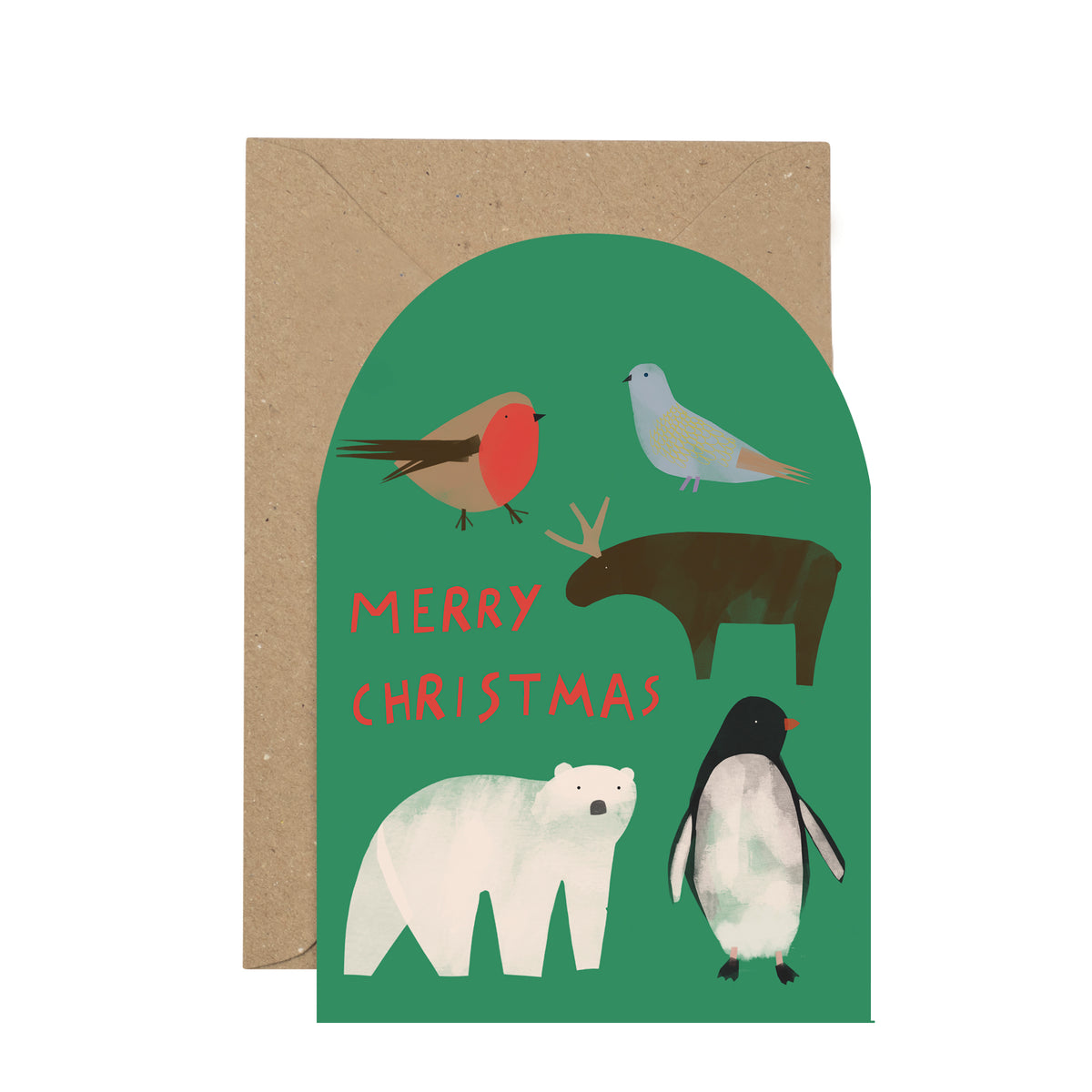 Christmas Animals card