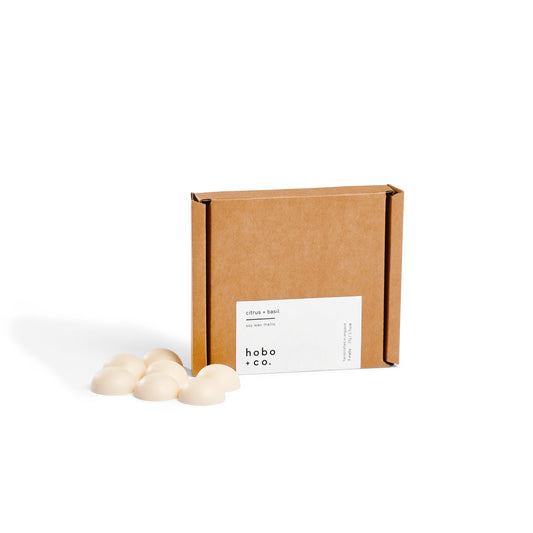 Kraft box with 7 wax melts 