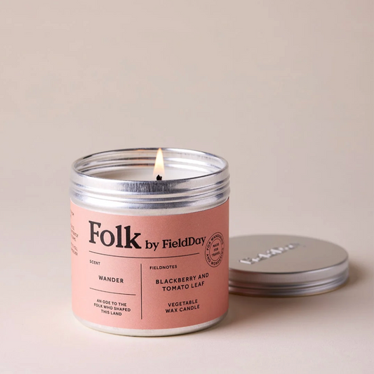 Wander Folk Tomato Leaf Tin Candle