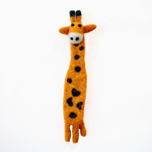 giraffe-felt-bookmark