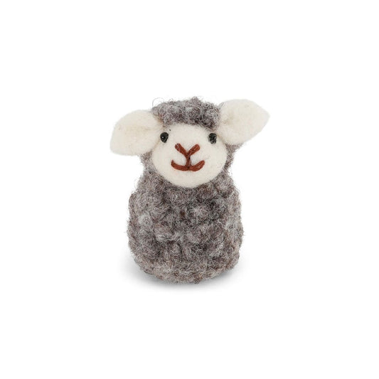 Felted Sitting Sheep hanging decoration