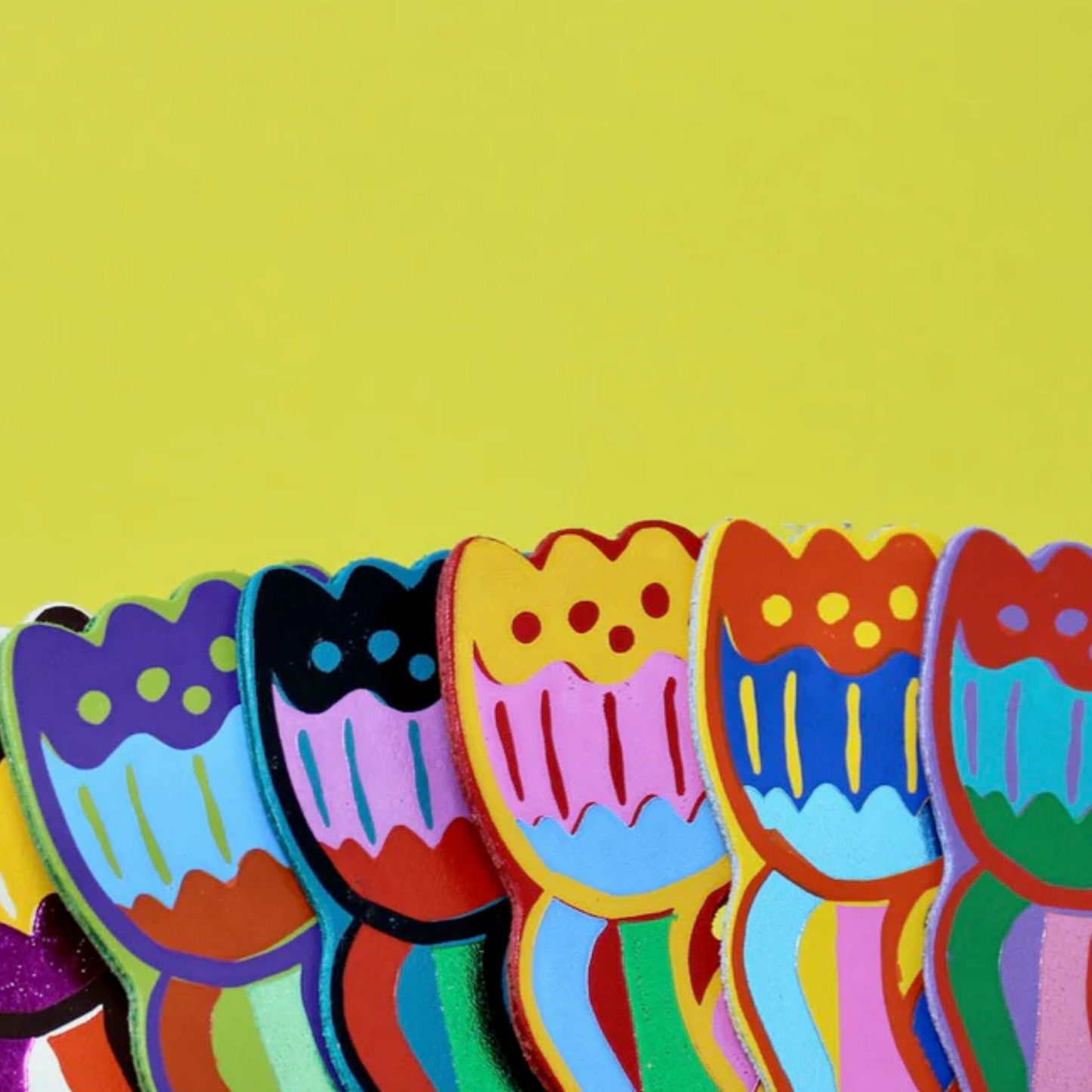 Tulip Bookmark Yellow