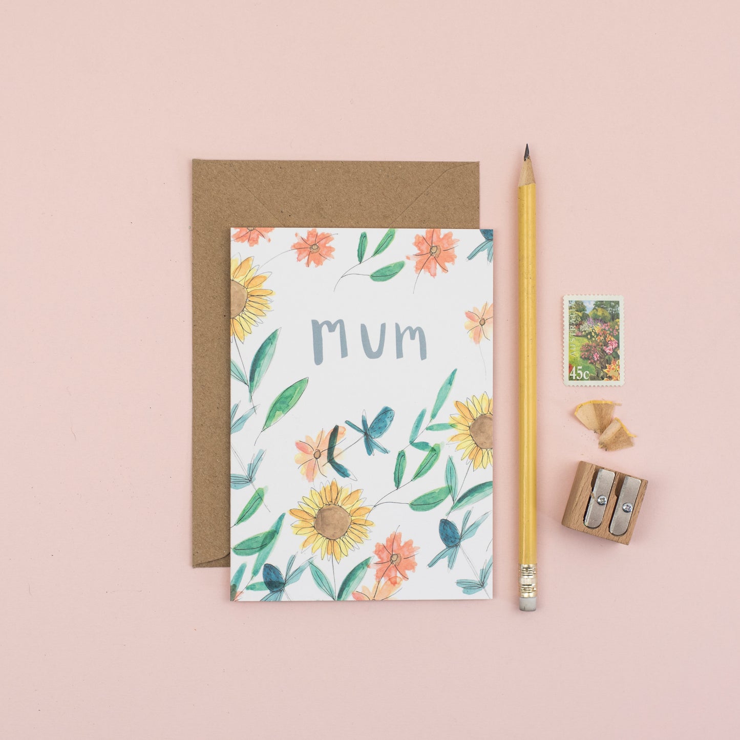 sunflower-mum-greetings-card
