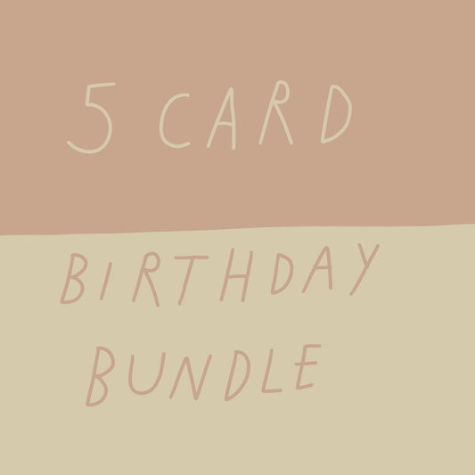 5 card birthday bundle