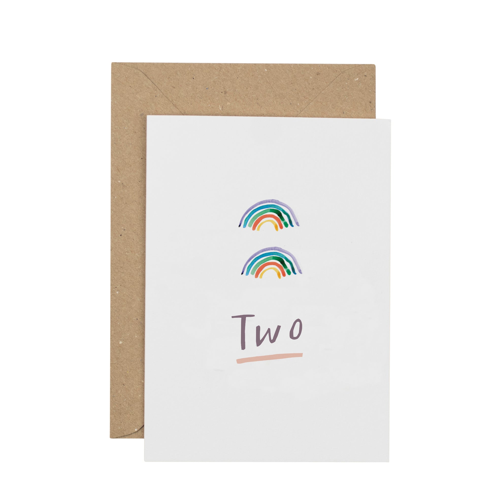 rainbow-second-birthday-card